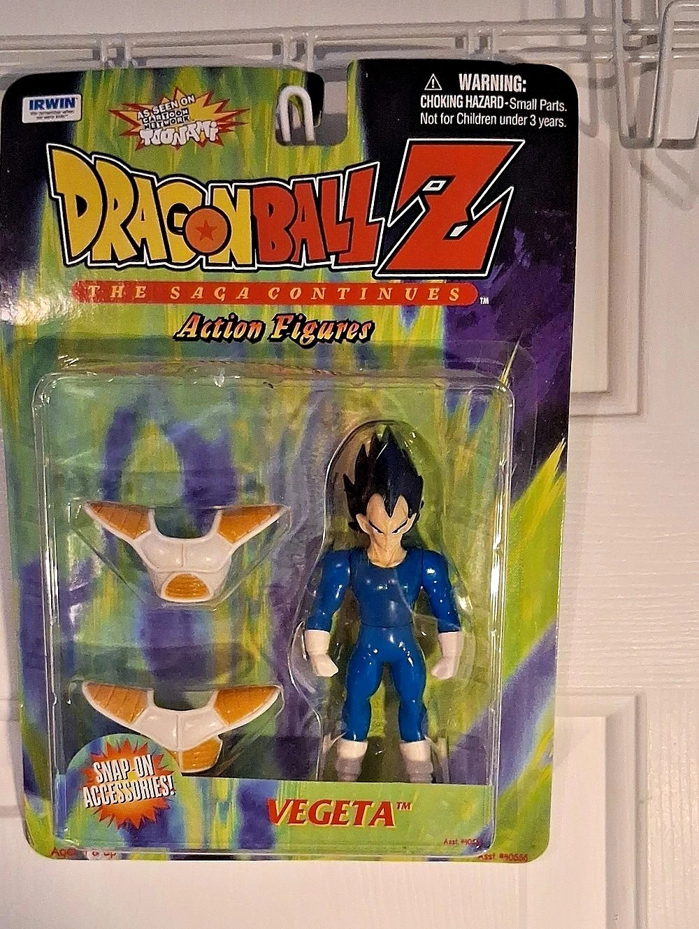 Irwin Dragon Ball Z The Saga Continues Vegeta Action Figure